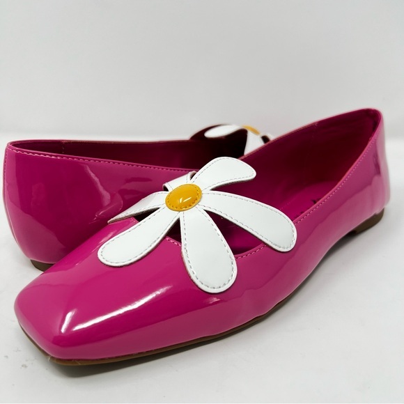 Katy Perry Collections Shoes - Katy Perry Collections Fuchsia Flats with Daisy Detail